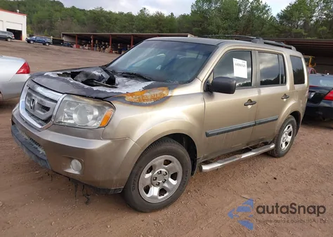 2010 Honda Pilot Lx from USA, damaged, VIN 5FNYF3H2XAB013835